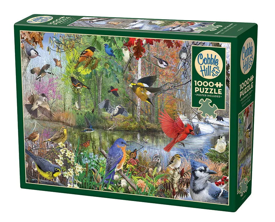 cobble-hill-birds-of-the-season-puzzle-1000-teile-v-gel image 1