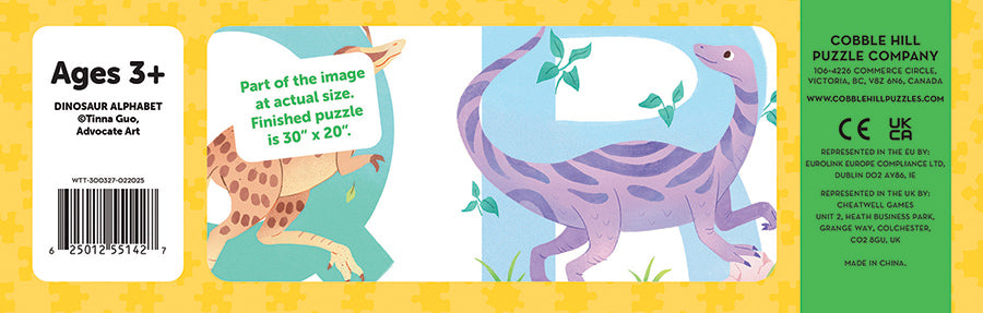 cobble-hill-floor-puzzles-dinosaur-alphabet-bodenpuzzle-35-teile-kinder image 8