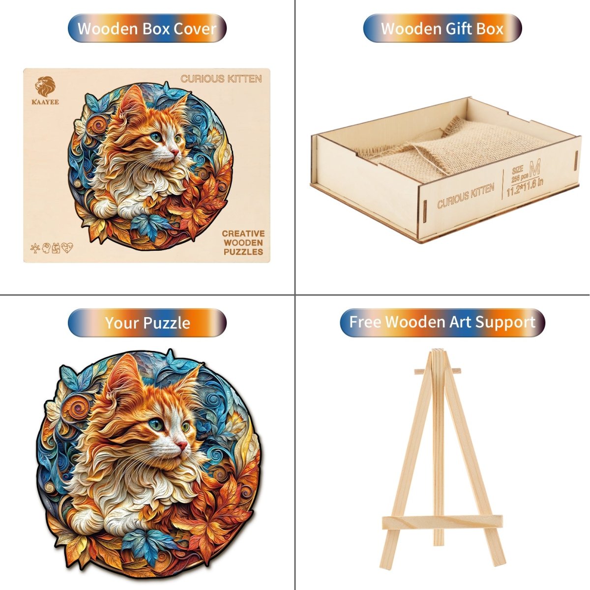kaayee-wooden-curious-kitten-holzpuzzle-small-katze-herbst image 3