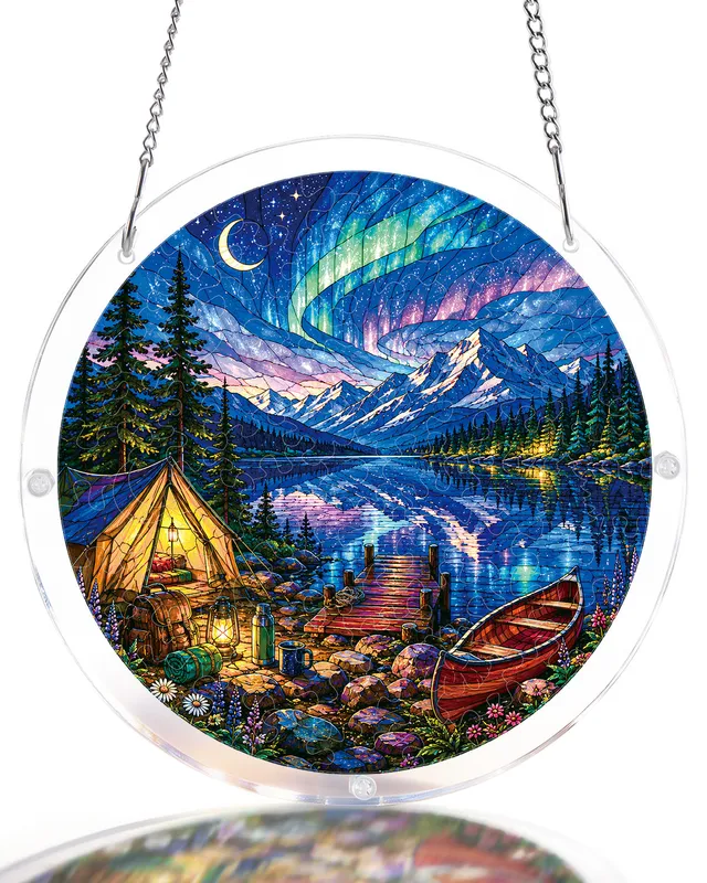 kaayee-suncatcher-puzzle-aurora-lakeside-fensterbild-small image 1