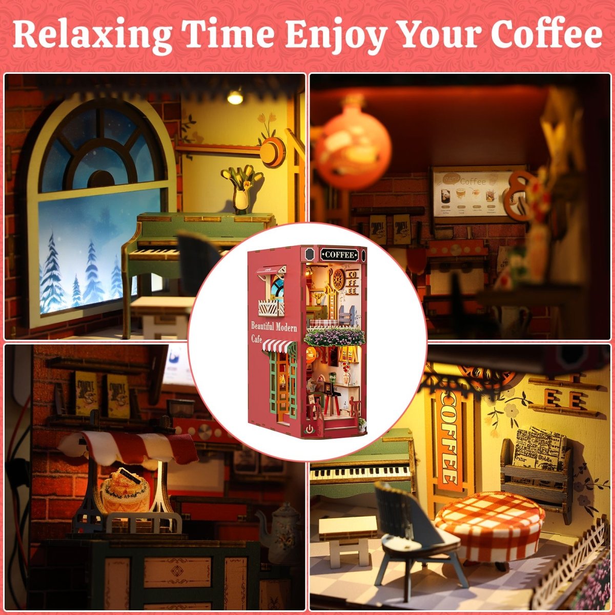 kaayee-coffee-shop-book-nook-kit-miniatur-kaffeehaus image 5