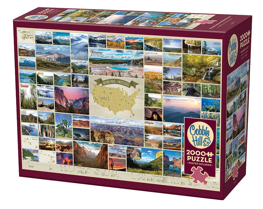 cobble-hill-2000-national-parks-of-the-united-states-puzzle-2000teile image 1