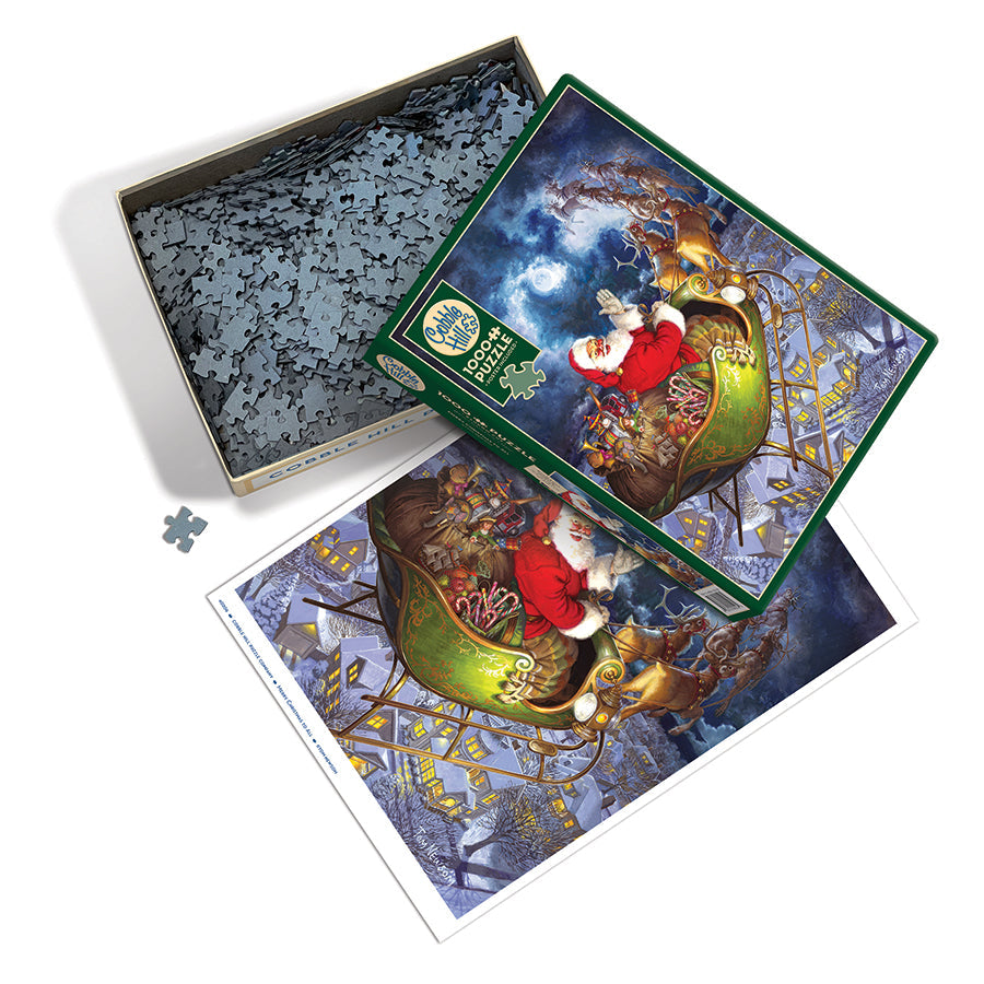 cobble-hill-1000-merry-christmas-to-all-puzzle-1000-teile-santa image 3