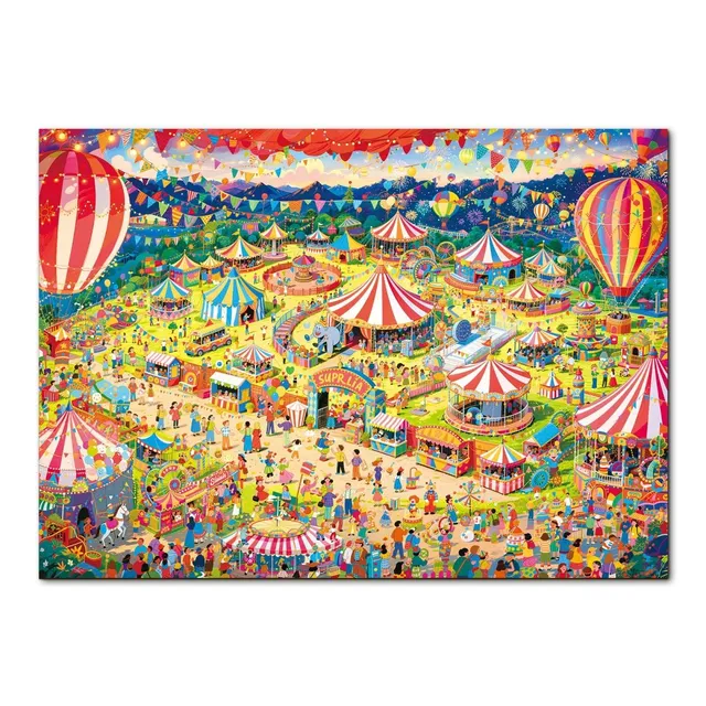 kaayee-starlit-circus-1000-teile-puzzle-standard-zirkusmotiv image 1