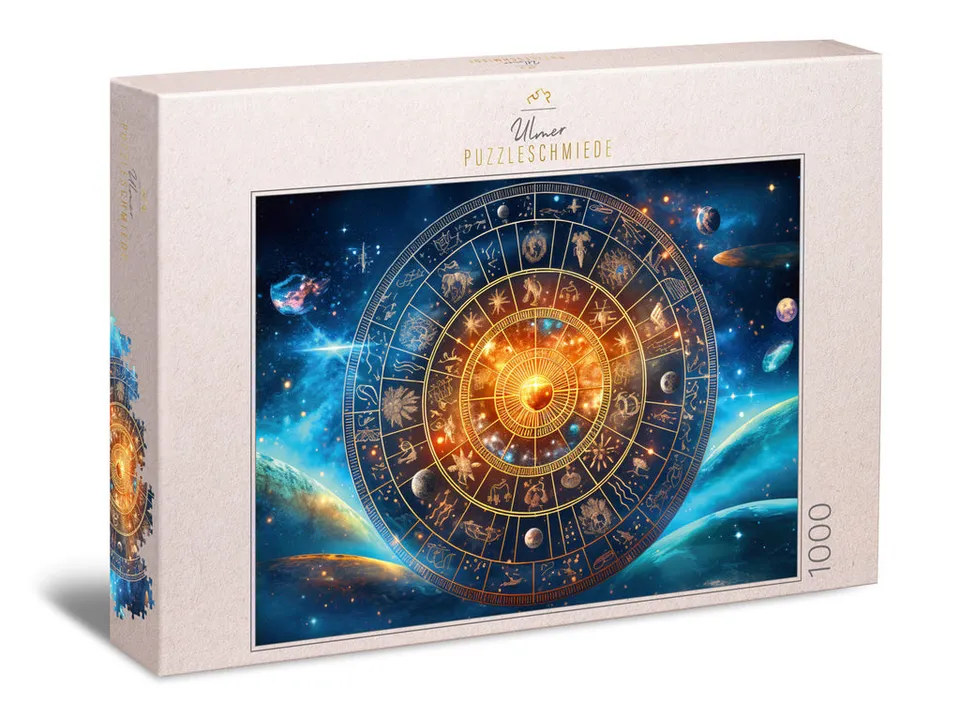 ulmer-puzzleschmiede-zodiak-puzzle-1000-teile-sternzeichen-motiv image 1