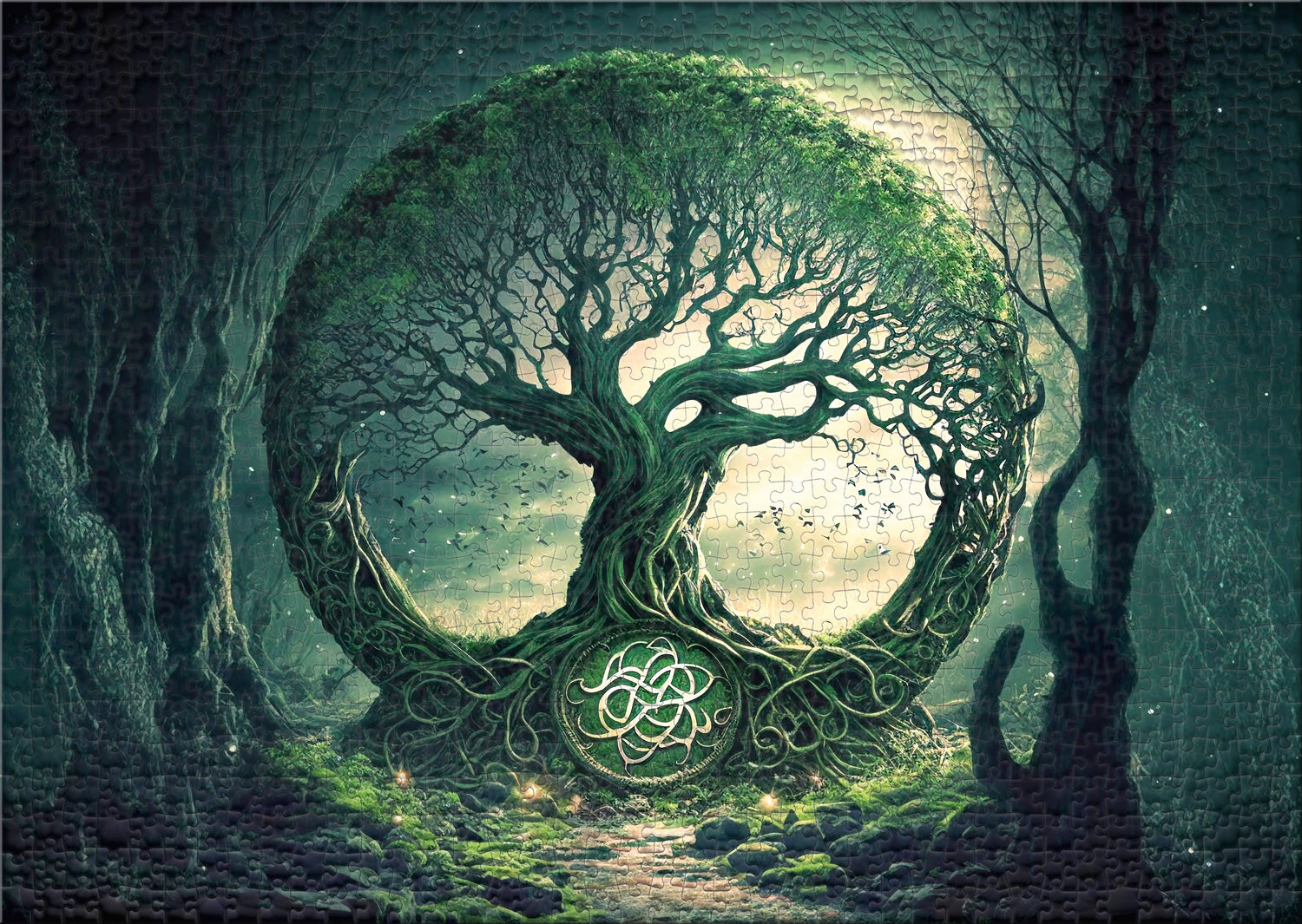 ulmer-puzzleschmiede-alter-wald-der-druiden-puzzle-1000 image 2