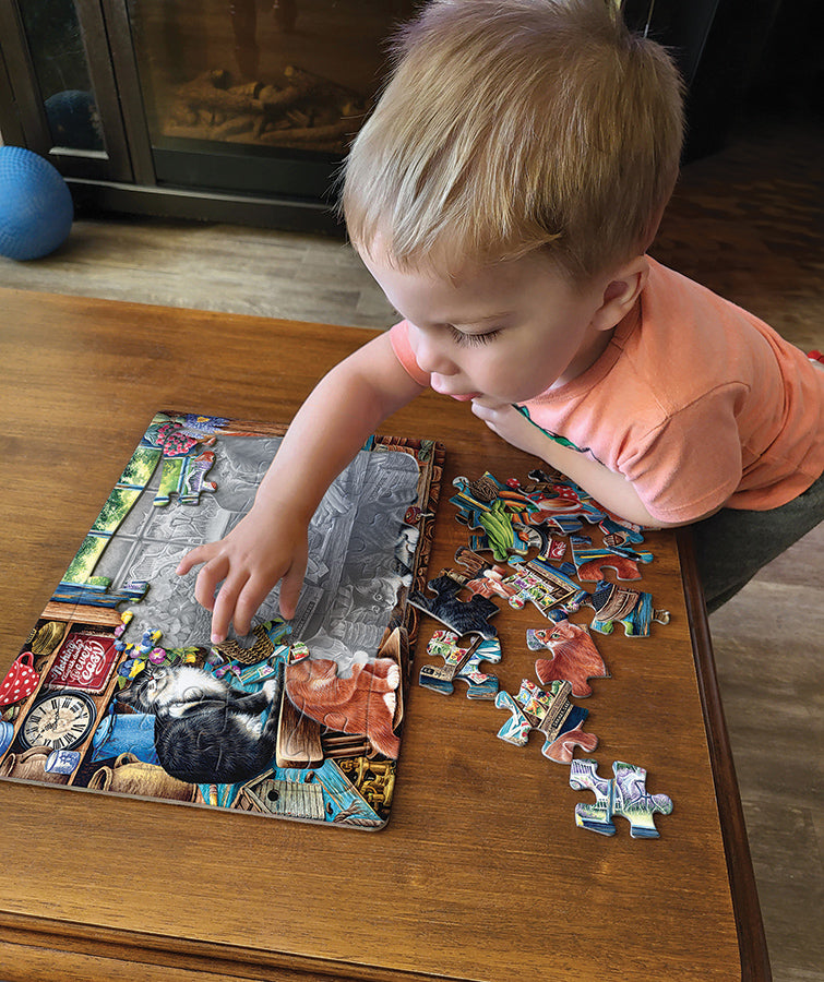 cobble-hill-tray-puzzles-garden-shed-cats-puzzle-35-teile image 2