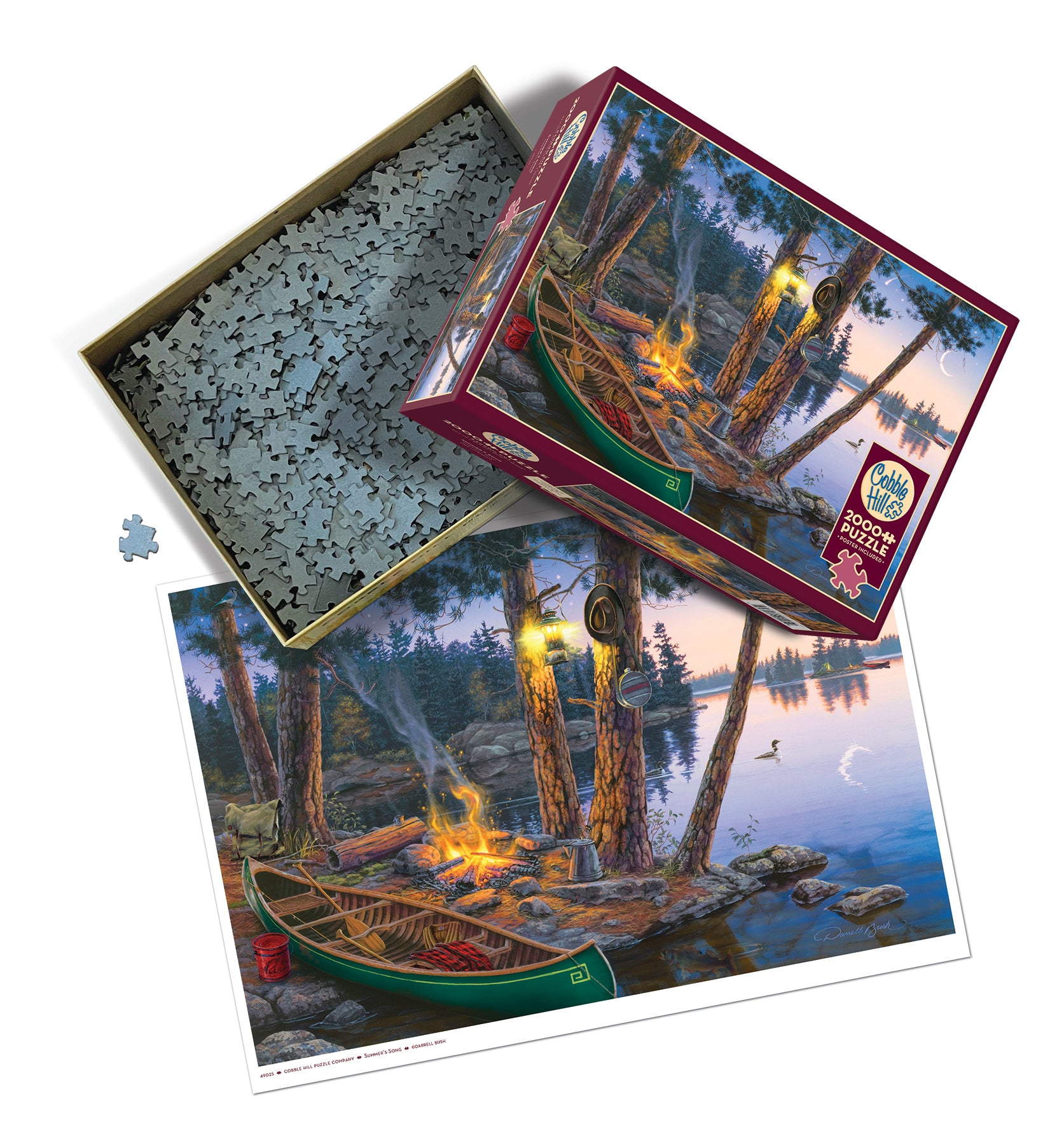 cobble-hill-summer-s-song-2000-teile-puzzle-seelandschaft image 3