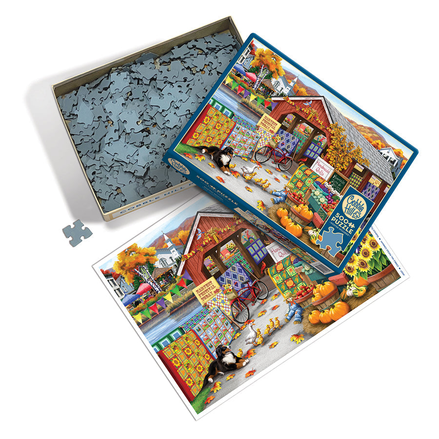 cobble-hill-500-piece-harvest-festival-puzzle-500-teile-herbst image 3