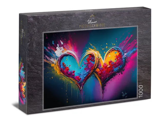 ulmer-puzzleschmiede-herz-puzzle-1000-teile-forever-puzzle-liebe image 1