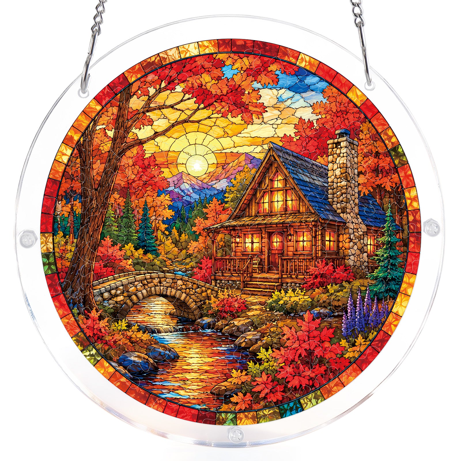 kaayee-autumn-cabin-suncatcher-fensterbild-medium image 7