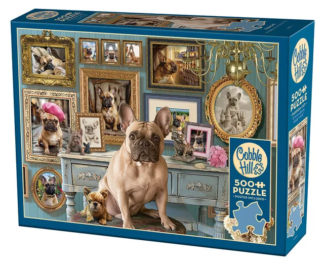 cobble-hill-frenchie-500-teile-puzzle-bulldogge image 1