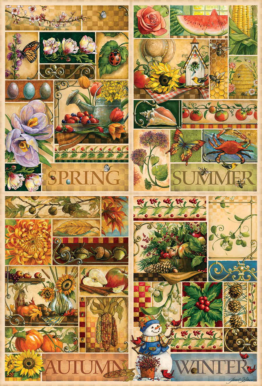 cobble-hill-the-four-seasons-2000-teile-puzzle-jahreszeiten image 2
