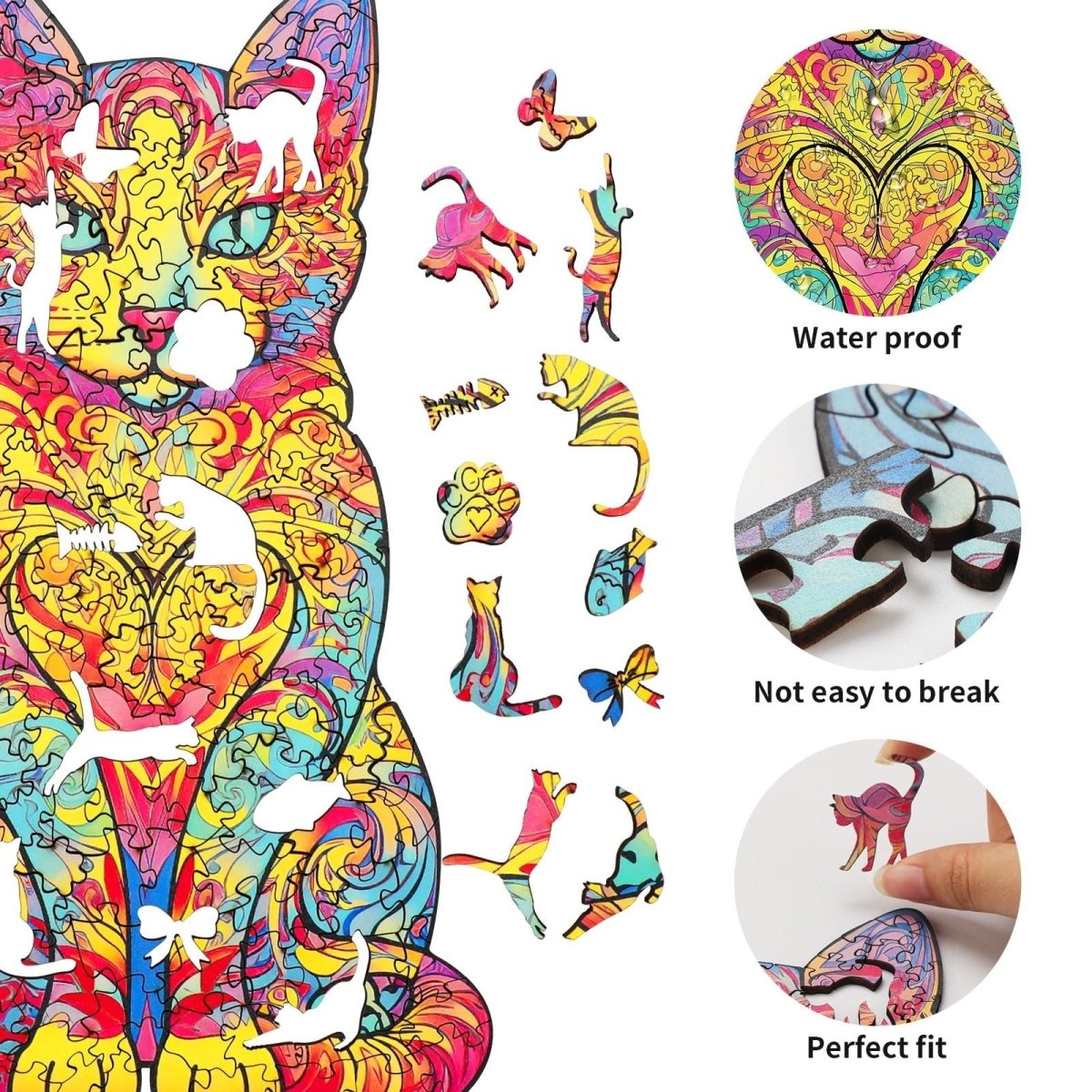 kaayee-lovely-cat-wooden-puzzle-holzpuzzle-medium-herz image 2