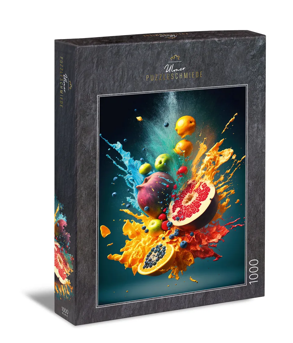 ulmer-puzzleschmiede-fast-fruit-puzzle-1000-teile-obst-bunt image 1