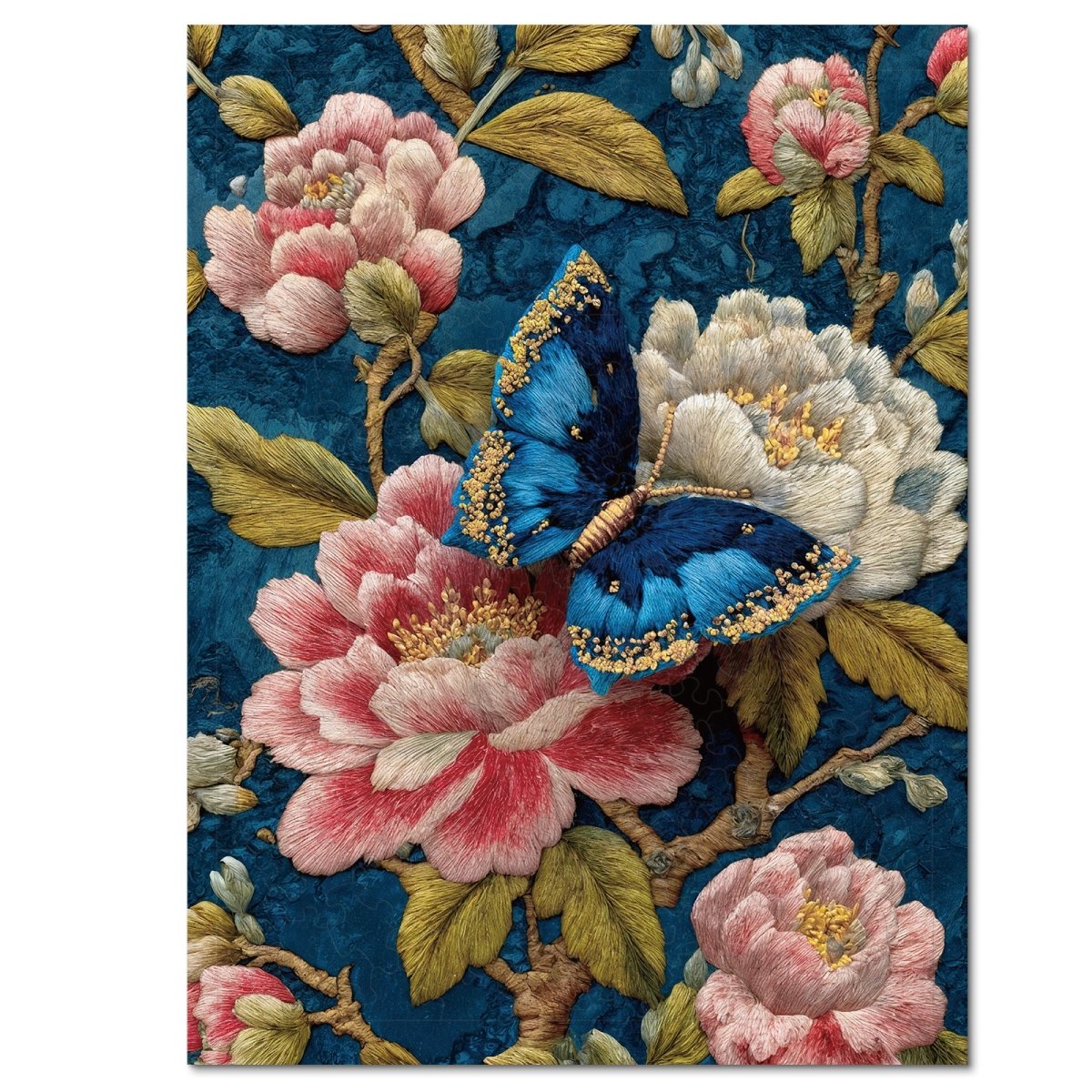 kaayee-wooden-puzzle-gilded-butterfly-holzpuzzle-schmetterling image 1