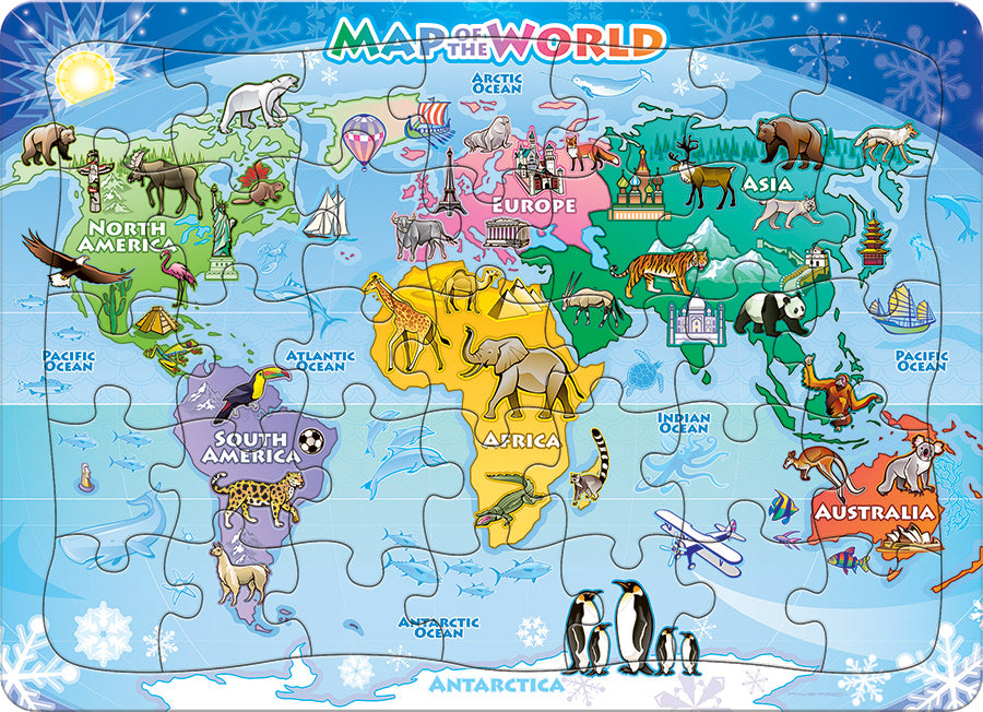 cobble-hill-tray-puzzles-world-map-puzzle-35-teile-kinder image 1