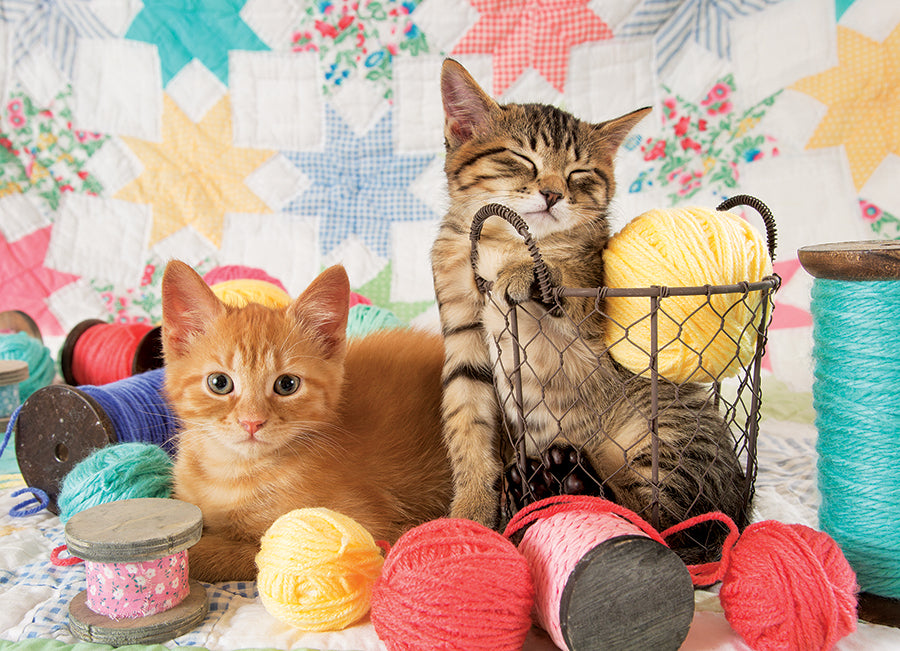 cobble-hill-balls-of-fluff-puzzle-1000-teile-katzen image 2