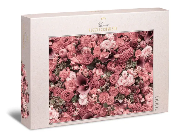 ulmer-puzzleschmiede-rouge-1000-teile-puzzle-rote-rosen-2 image 1