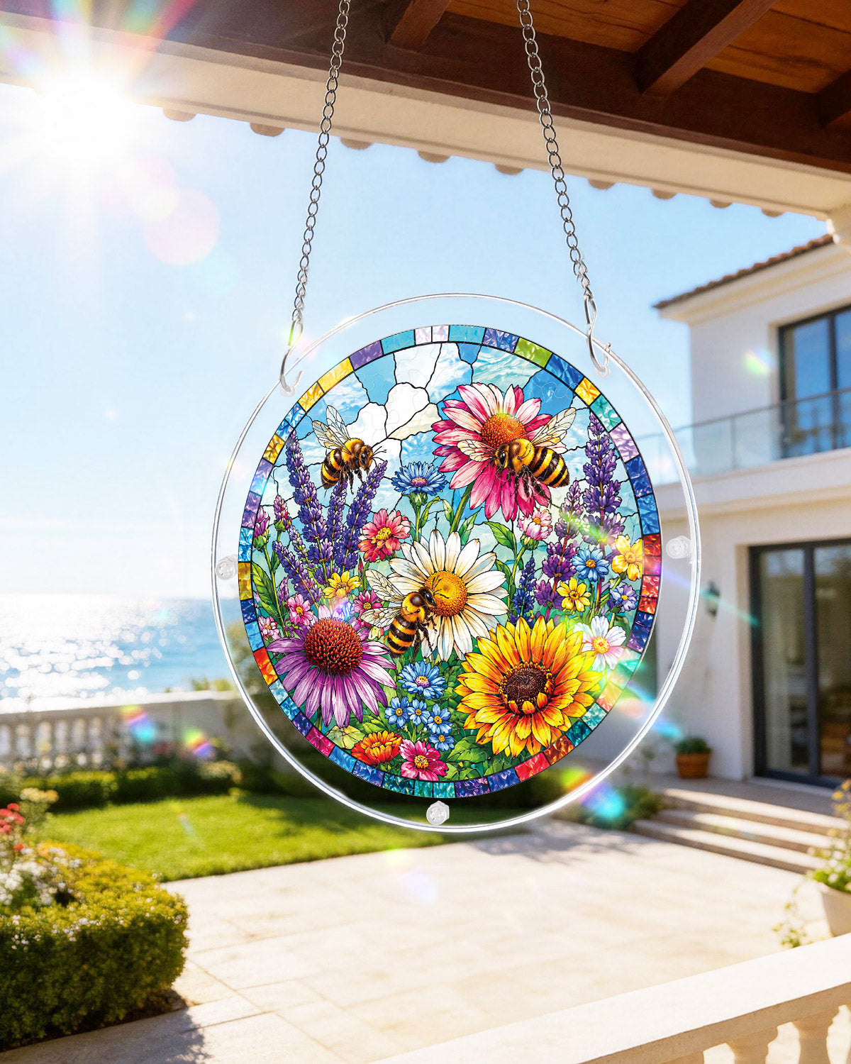 kaayee-bee-garden-suncatcher-fensterbild-medium-20-8-cm image 8