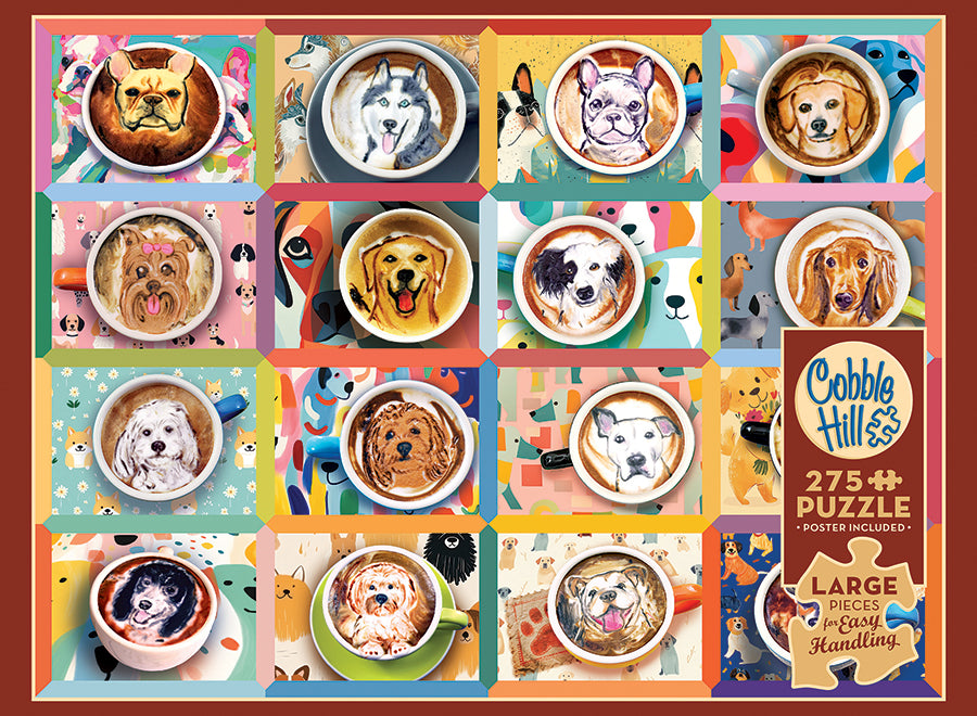 cobble-hill-puppy-lattes-puzzle-275-teile-welpen image 4