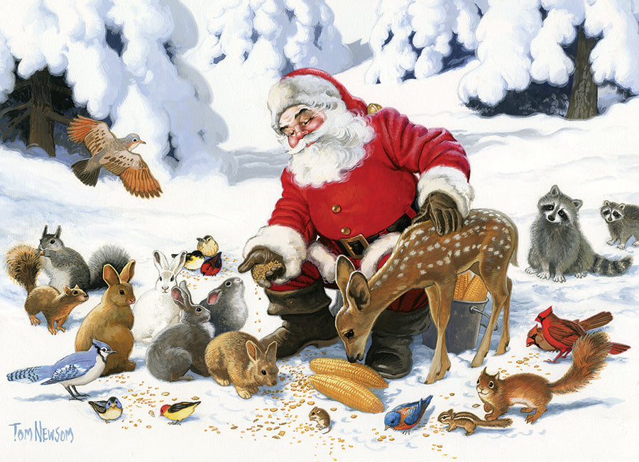 cobble-hill-family-pieces-350-santa-claus-puzzle-weihnachten image 2
