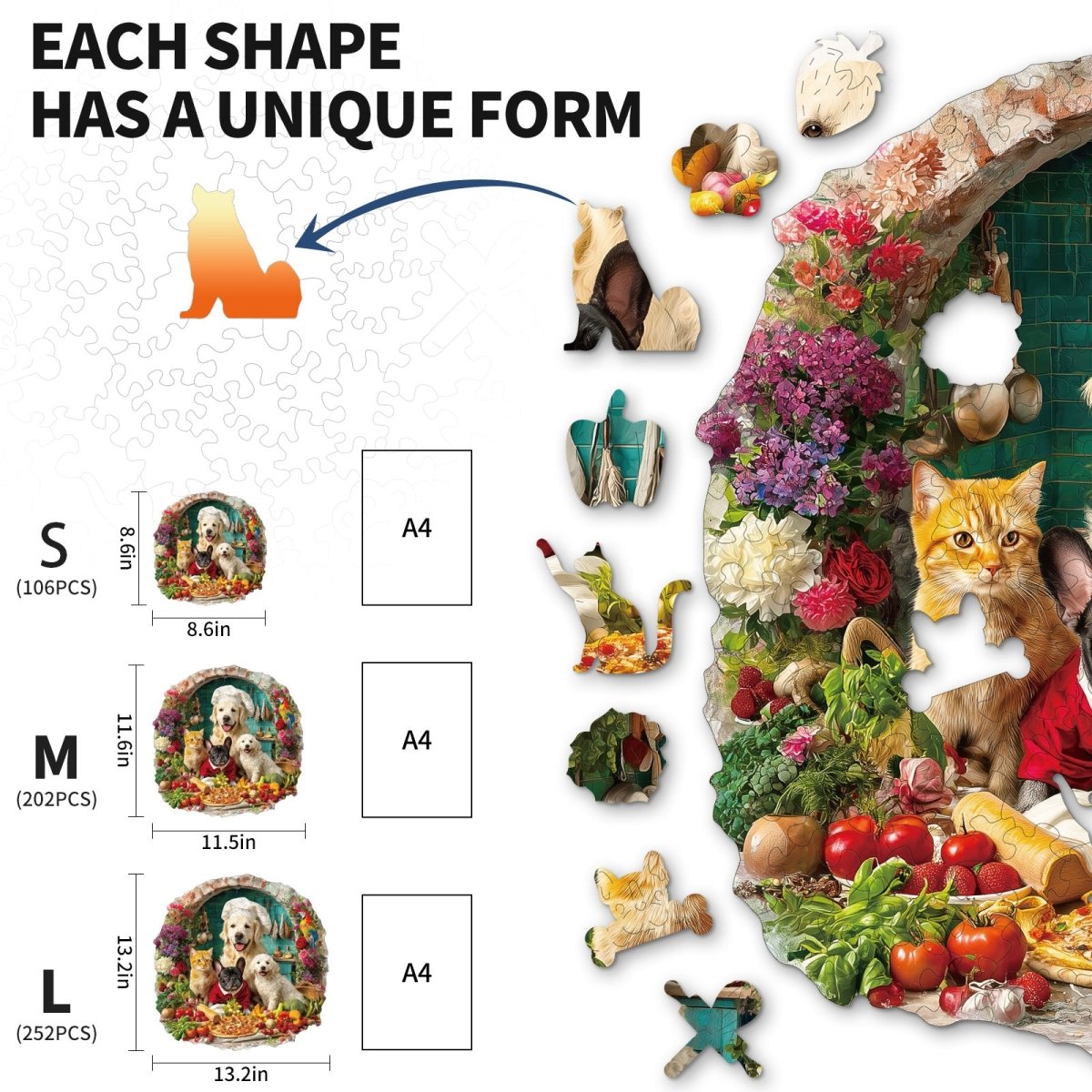 kaayee-wooden-puzzle-the-cat-and-dog-kitchen-holzpuzzle-medium image 6