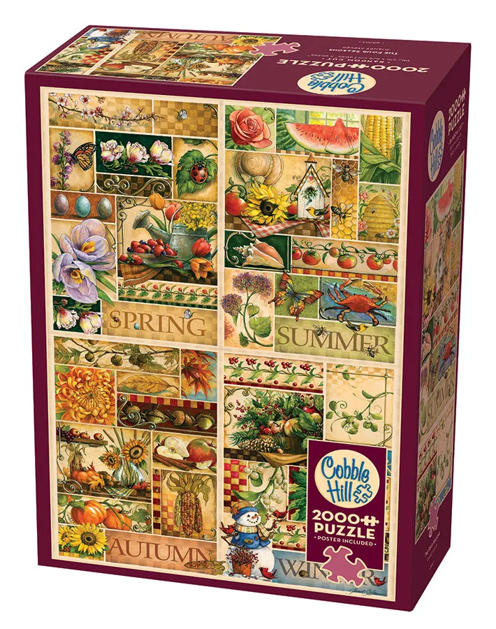 cobble-hill-the-four-seasons-2000-teile-puzzle-jahreszeiten image 1