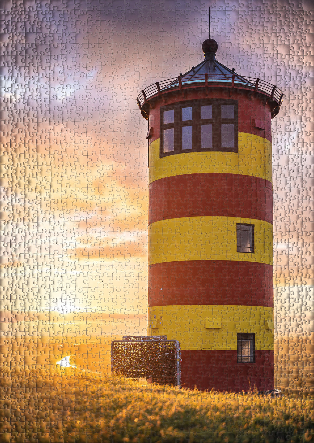 ulmer-puzzleschmiede-leuchtturm-pilsum-puzzle-1000-teile-nordsee image 2