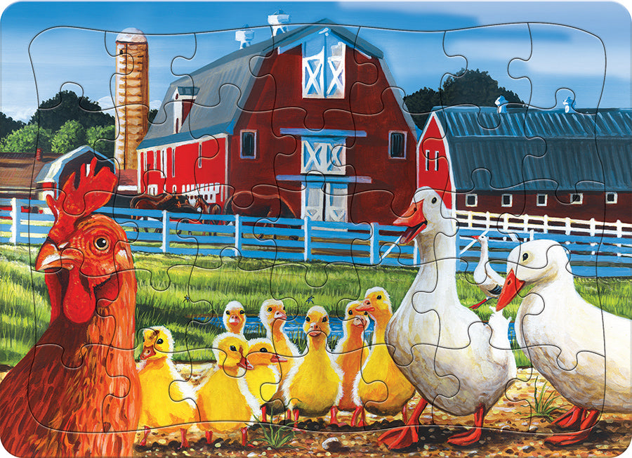 cobble-hill-tray-puzzles-dwight-s-ducks-puzzle-35-teile-bauernhof image 1