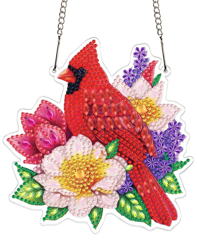 kaayee-cardinal-garden-suncatcher-diamond-art-bastelset-rot image 1