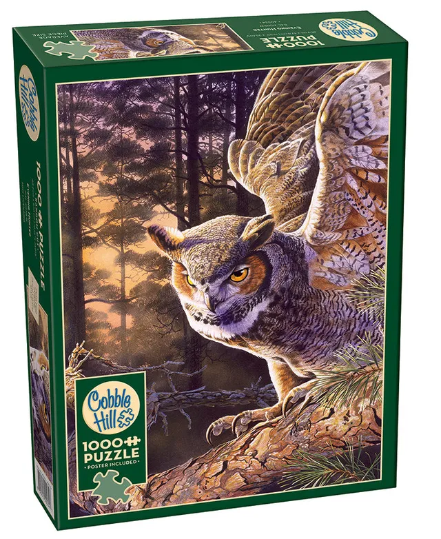 cobble-hill-evening-hunter-1000-teile-puzzle-eule image 1