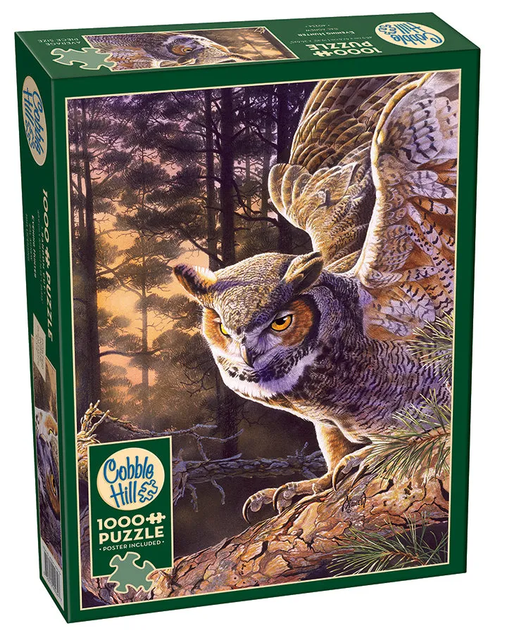 cobble-hill-evening-hunter-1000-teile-puzzle-eule image 1