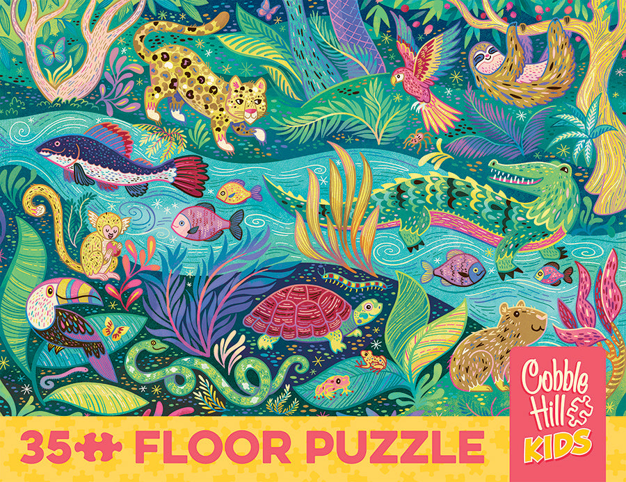 cobble-hill-floor-puzzles-in-the-rainforest-35-teile-bodenpuzzle image 4