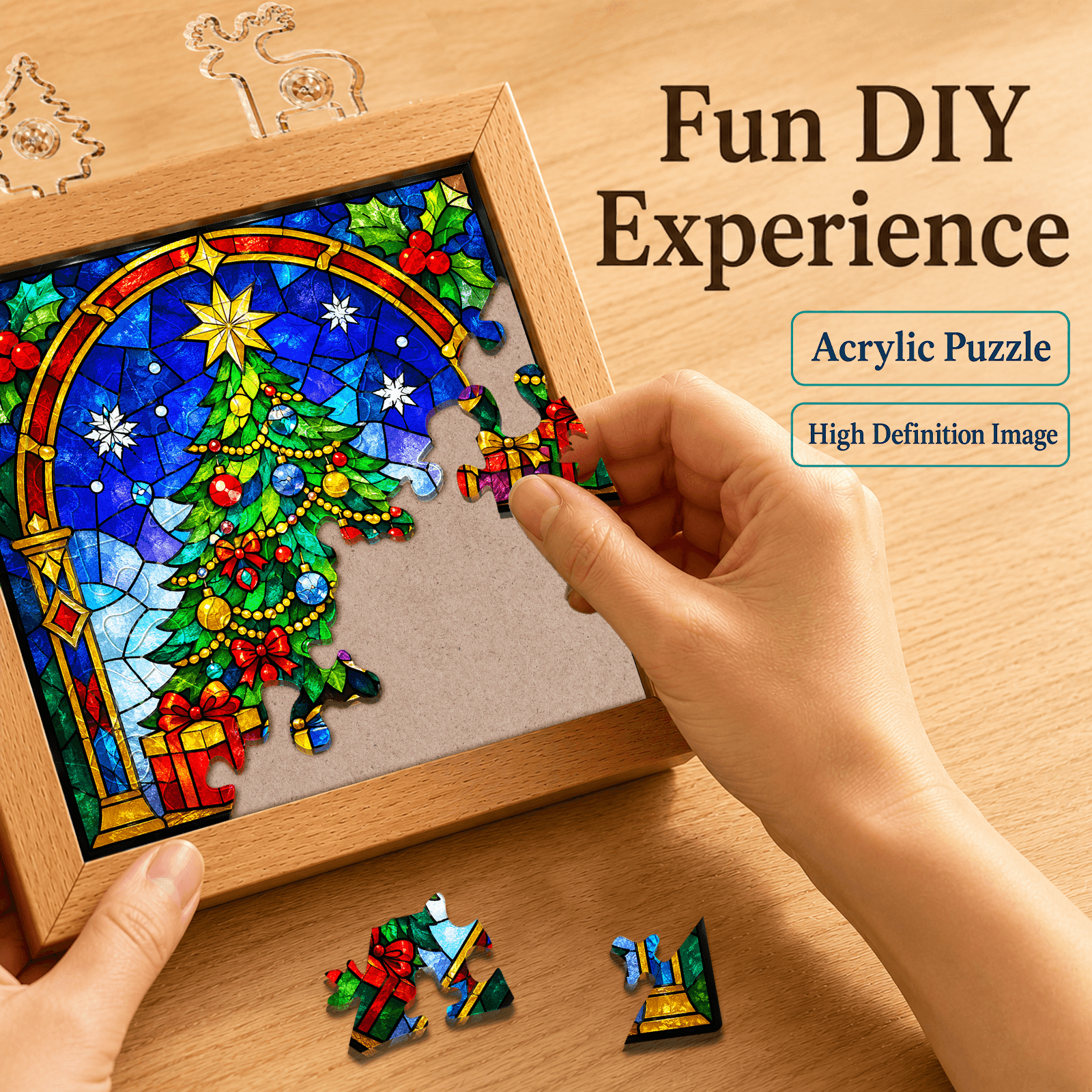 kaayee-night-light-christmas-tree-glow-puzzle-nachtlicht-holz image 2