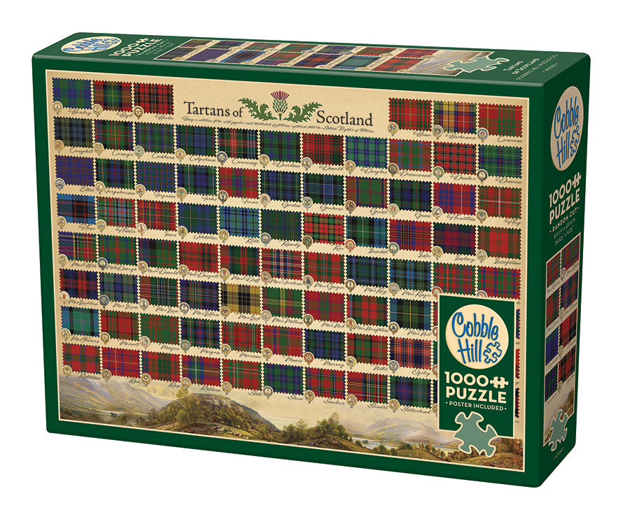 cobble-hill-tartans-of-scotland-puzzle-1000-teile image 1