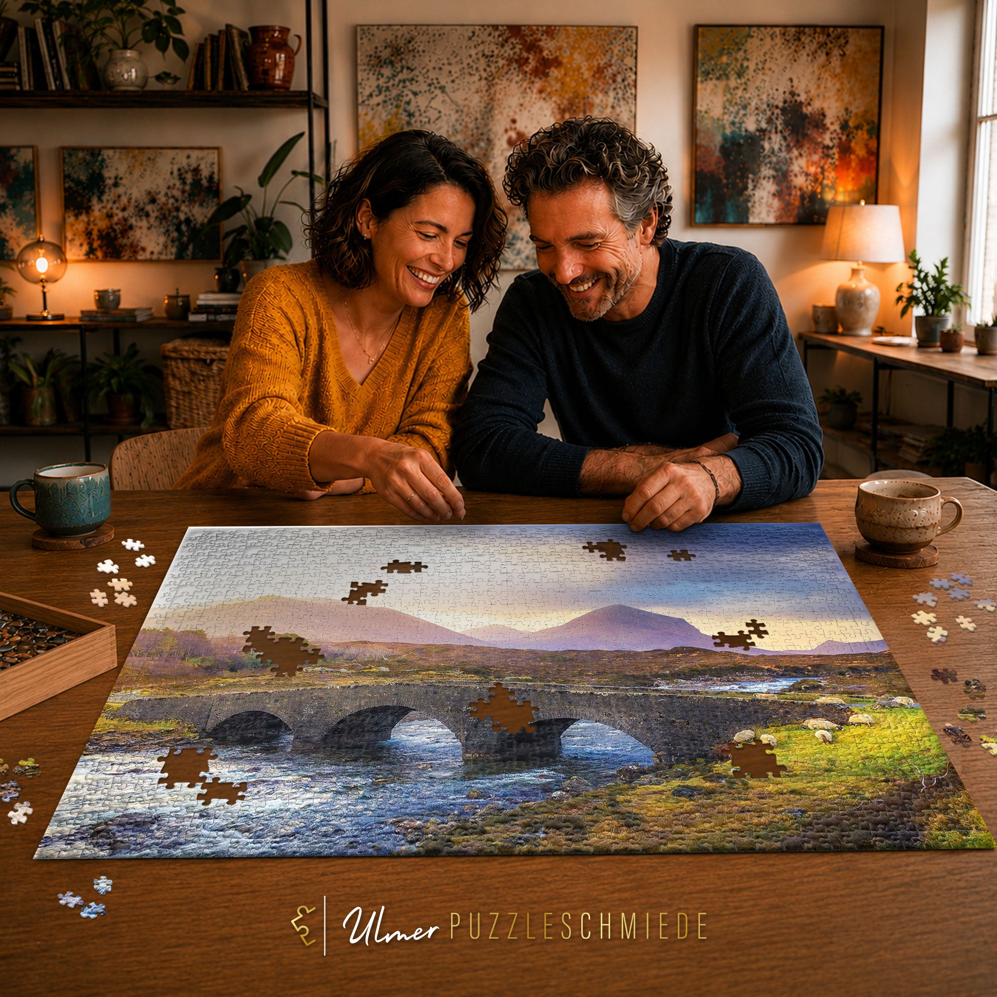 ulmer-puzzleschmiede-sligachan-bridge-puzzle-2000-teile-skye image 4