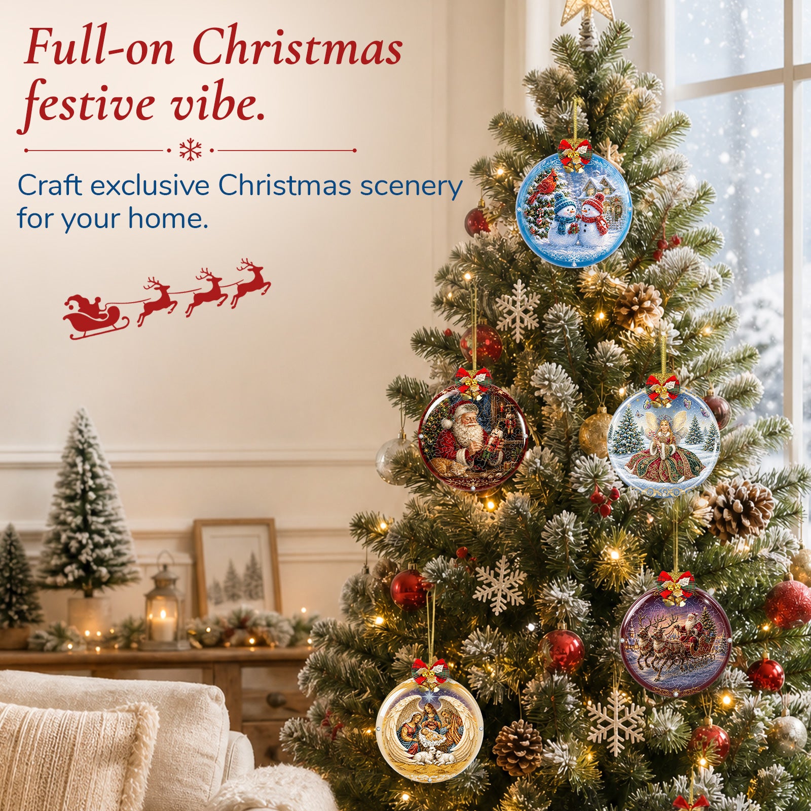 kaayee-snowman-christmas-suncatcher-puzzle-mini-15-cm image 7