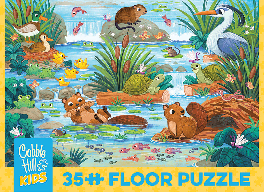 cobble-hill-floor-beaver-and-friends-bodenpuzzle-35-teile image 5