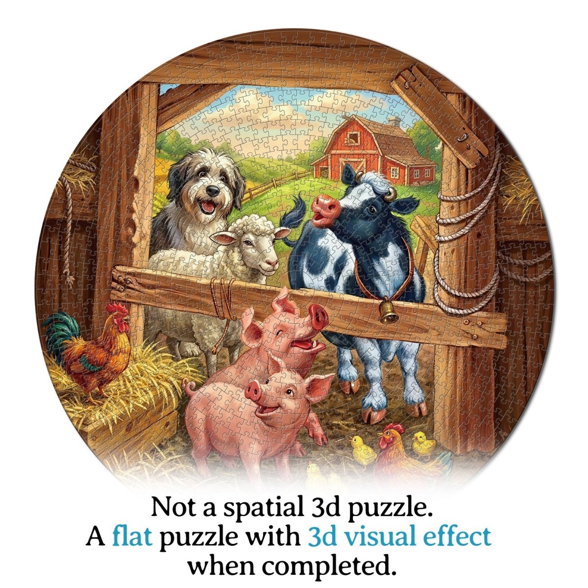 kaayee-cardboard-puzzle-cute-critter-farm-1000-teile-eco image 5
