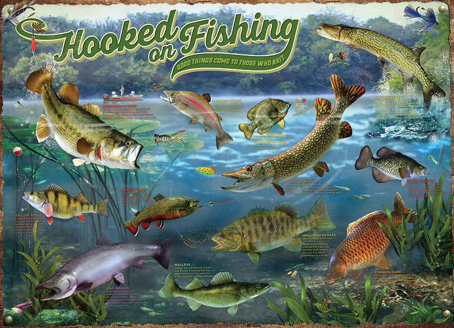 cobble-hill-hooked-on-fishing-1000-teile-puzzle-angeln image 2