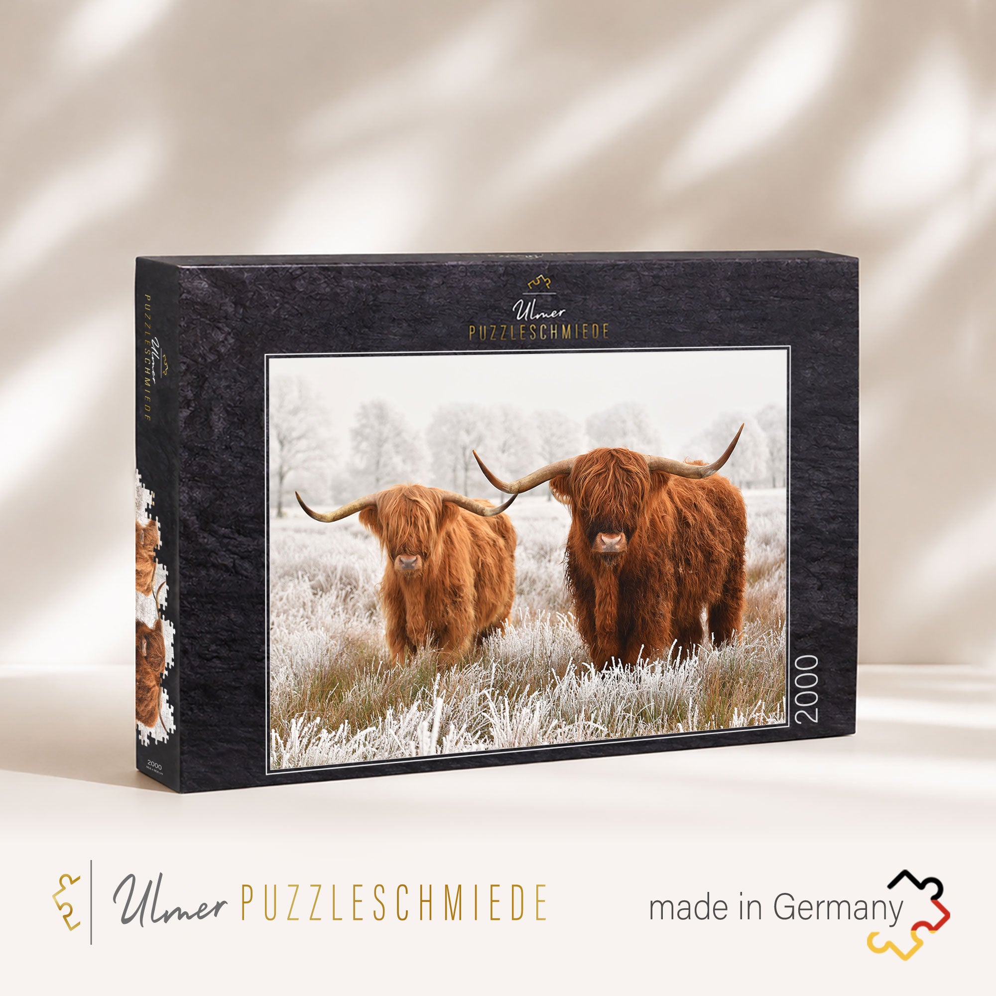 ulmer-puzzleschmiede-puzzle-2000-teile-winterfreunde-rinder-puzzle image 2