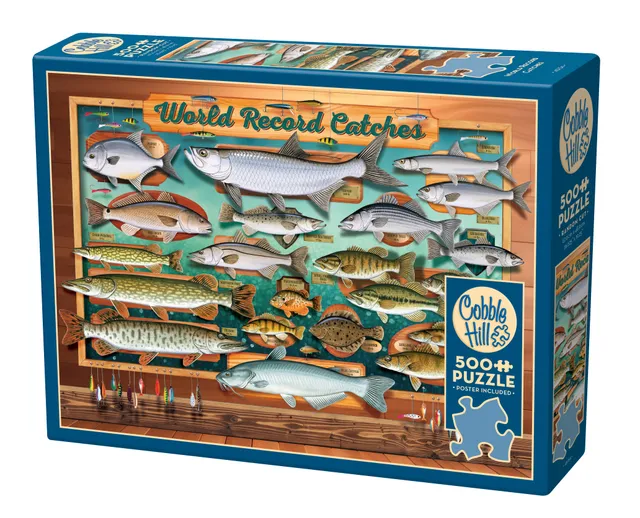 cobble-hill-500-world-record-catches-puzzle-500-teile-fische image 1