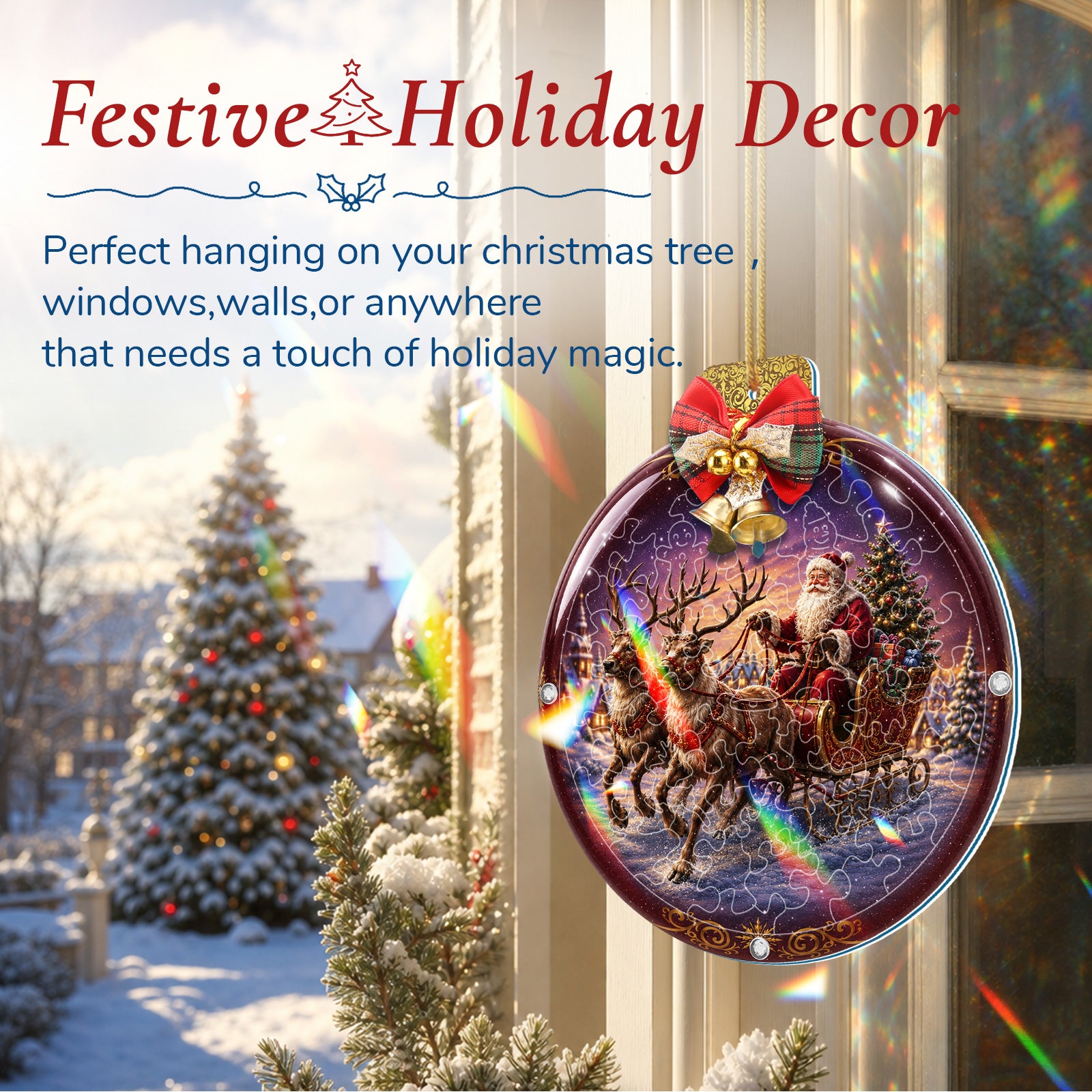 kaayee-santa-sleigh-ride-suncatcher-fensterdeko-mini image 3