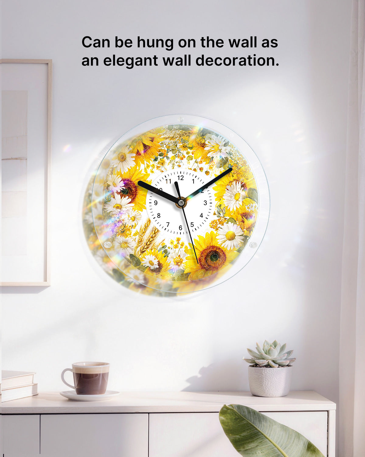 kaayee-sunflower-meadow-puzzle-uhr-acryl-diy-regular image 4