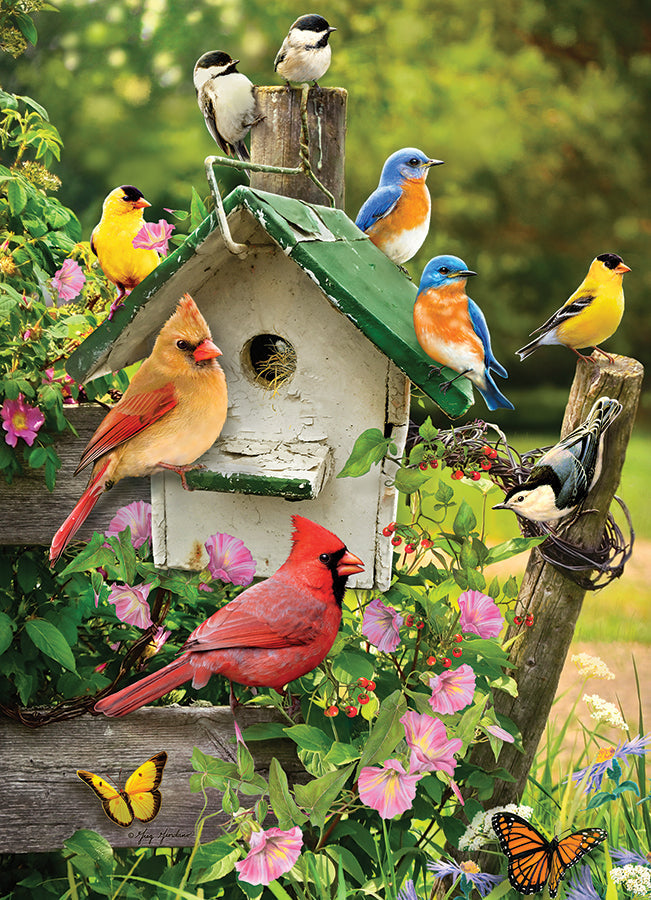 cobble-hill-summer-birdhouse-puzzle-500-teile-v-gel-garten image 2