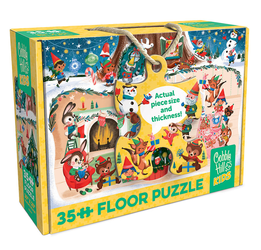 cobble-hill-floor-christmas-cheer-bodenpuzzle-35-teile-weihnachten image 1