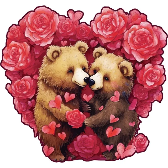 kaayee-wooden-puzzle-eternal-embrace-holzpuzzle-medium image 1