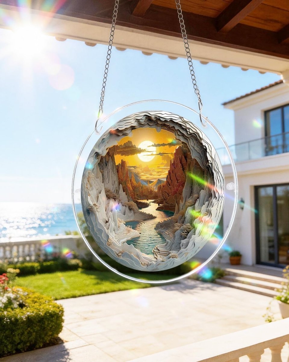 kaayee-suncatcher-sunset-canyon-fensterbild-acryl-medium image 4