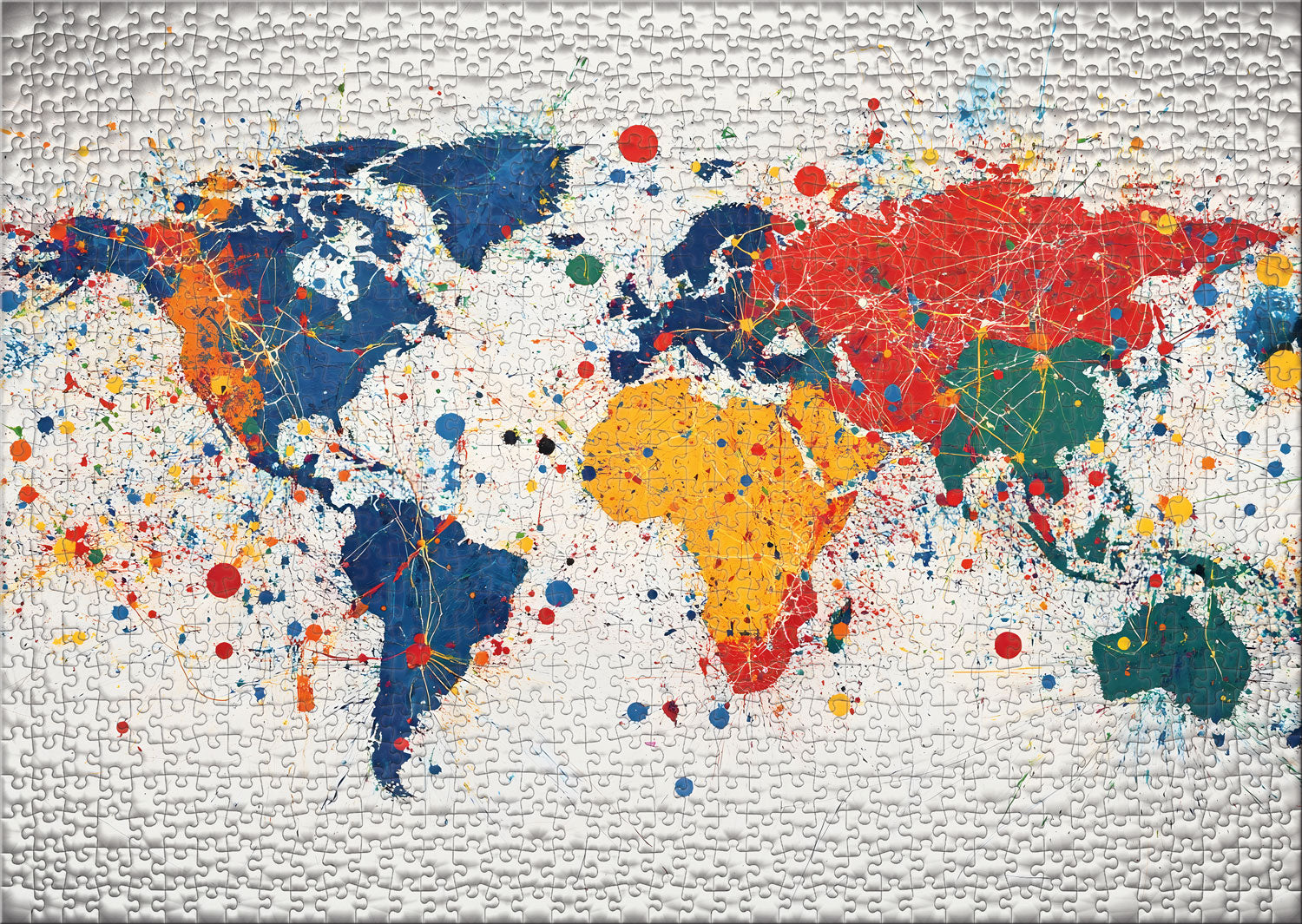 ulmer-puzzleschmiede-weltreise-1000-teile-puzzle-weltkarte-bunt image 2